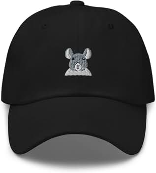 Rat hat, Embroidered Unisex Baseball hat, Rat Hats for Men, Rat